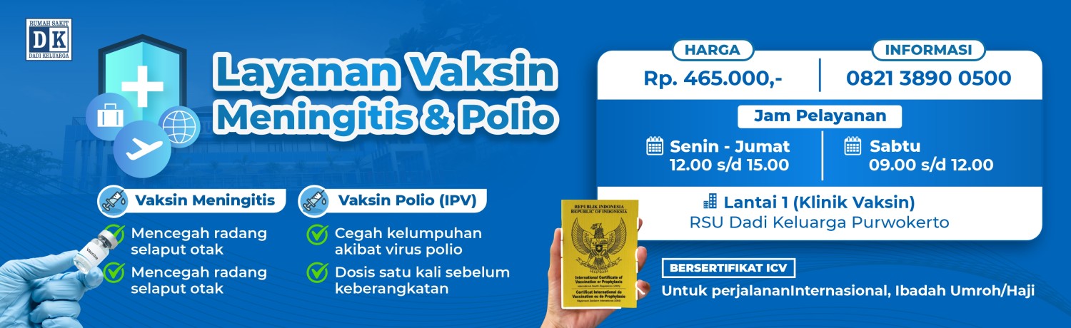 Layanan Vaksin Meningitis dan Polio